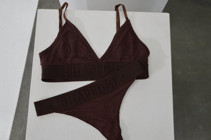 Seamless triangle thong