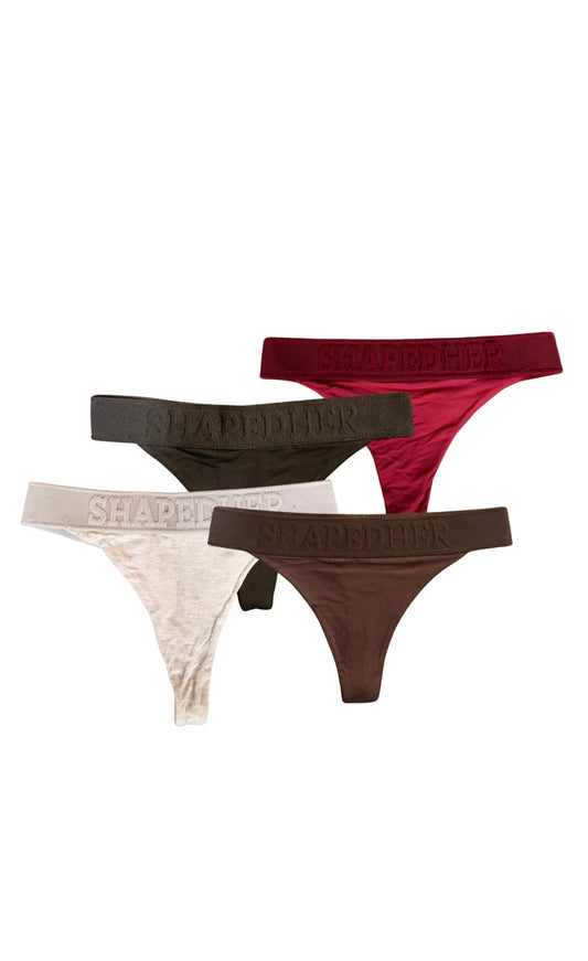Seamless thong value pack