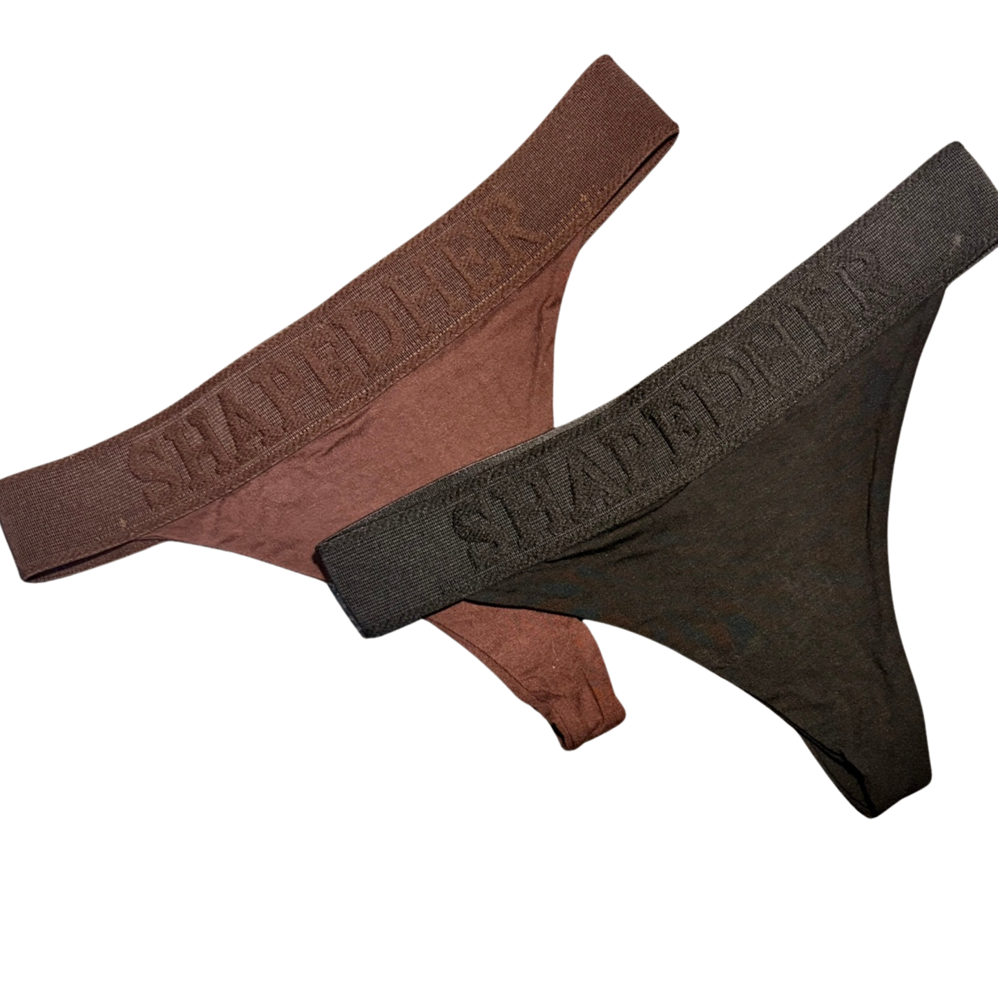 Triangle Thong Chestnut & Black