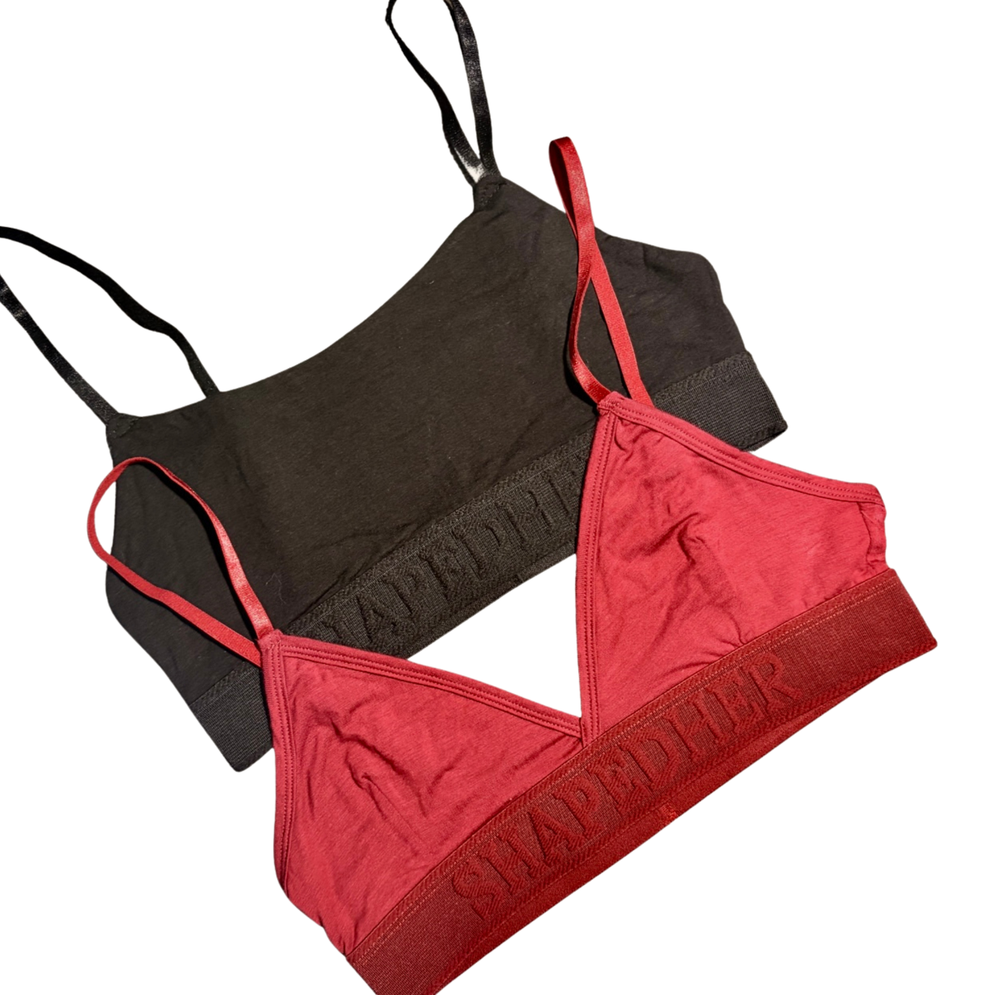 Black Scoop & Maroon Triangle